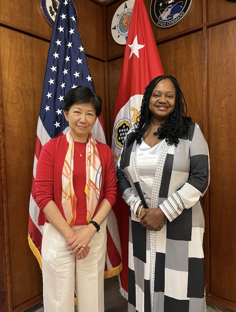 Happy to welcome @UN_Disarmament High Representative @INakamitsu to DC for productive conversations on nonproliferation, disarmament, and security. #armscontrol