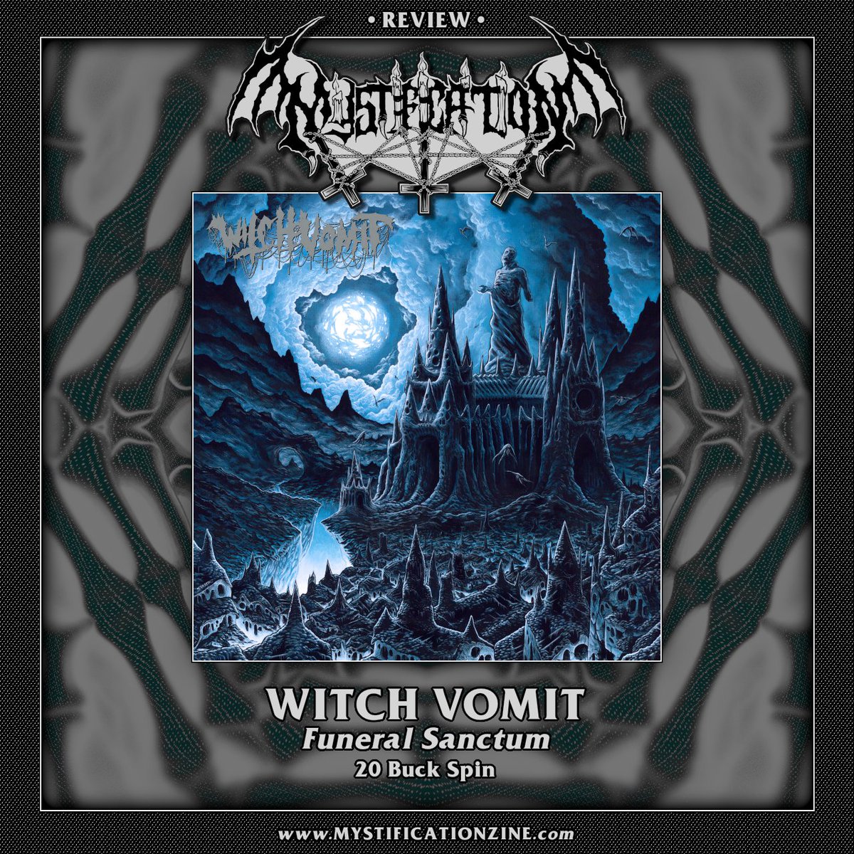 WITCH VOMIT – Funeral Sanctum (2024) | REVIEW Death metal from Portland, Oregon. Third LP. mystificationzine.com/2024/04/05/wit…