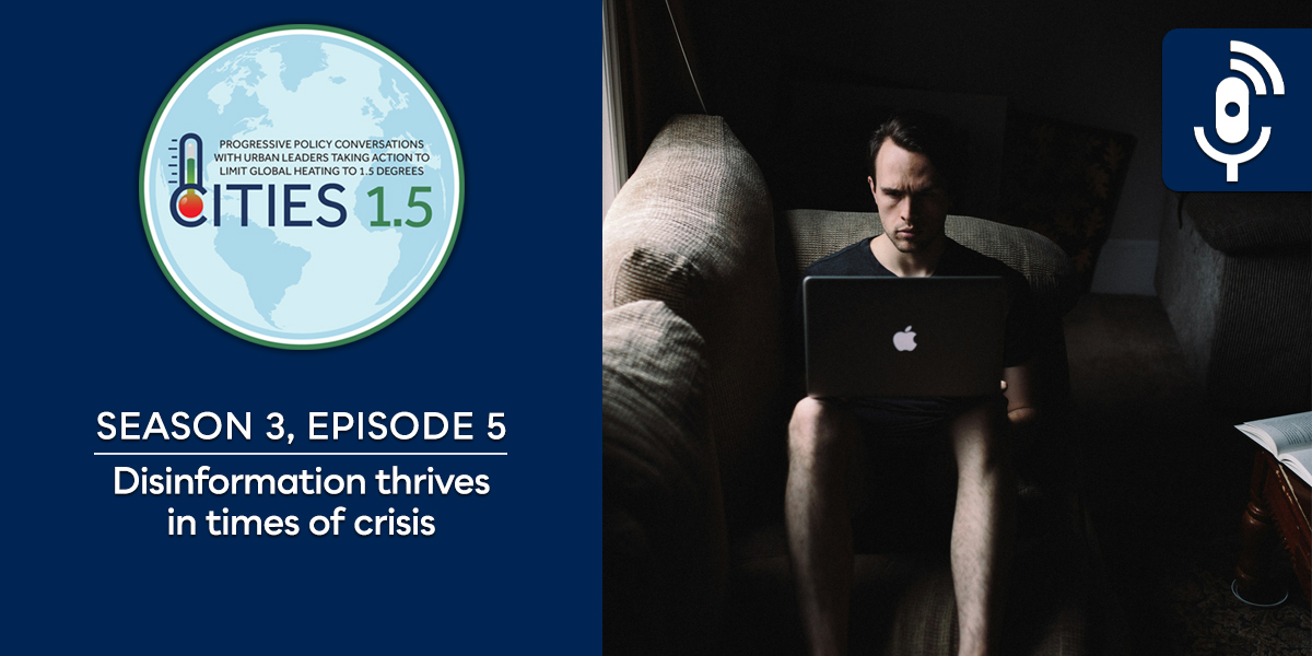 Jennie King is the Director of Climate Research and Policy at @ISDglobal and co-founder of @caadcoalition. In the new episode of Cities 1.5, she speaks with David Miller about the threat that #disinformation poses to #climateaction. Tune in: bit.ly/cities15s03e05 @C40Cities