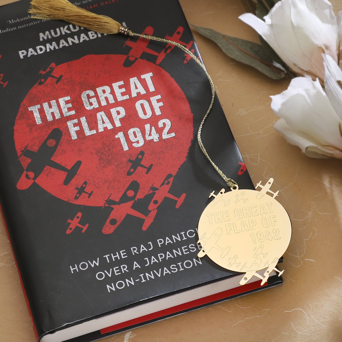 Book : The Great Flap of 1942
Author: Mukund Padmanabhan
Bespoke bookmark by Anand Prakash
