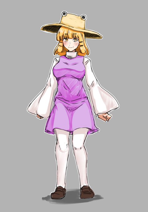 TLで全身絵が回ってきたのでラクガキと練習がてら
いやあ全身絵ニガテすぎる 