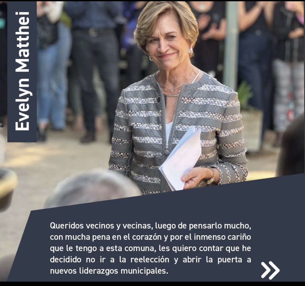 Tremenda Lider !!! Poner a 🇨🇱 primero, sin cálculos electorales y con total desprendimiento, entrega un municipio ordenado y transparente. Este año empezamos a derrotar a la izquierda y para eso la UNIDAD es el único camino posible Con tu liderazgo y valentía vamos con todo !!