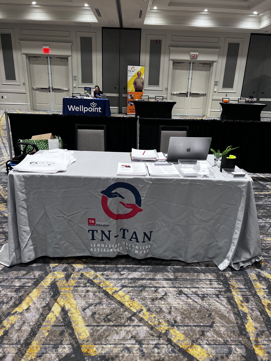 We are at @TheArcTennessee and @FESPED_TN Bridge to Success conference. Stop by to learn more about #TNTAN and how our #network partners can support you! @TNedu @jennyray66