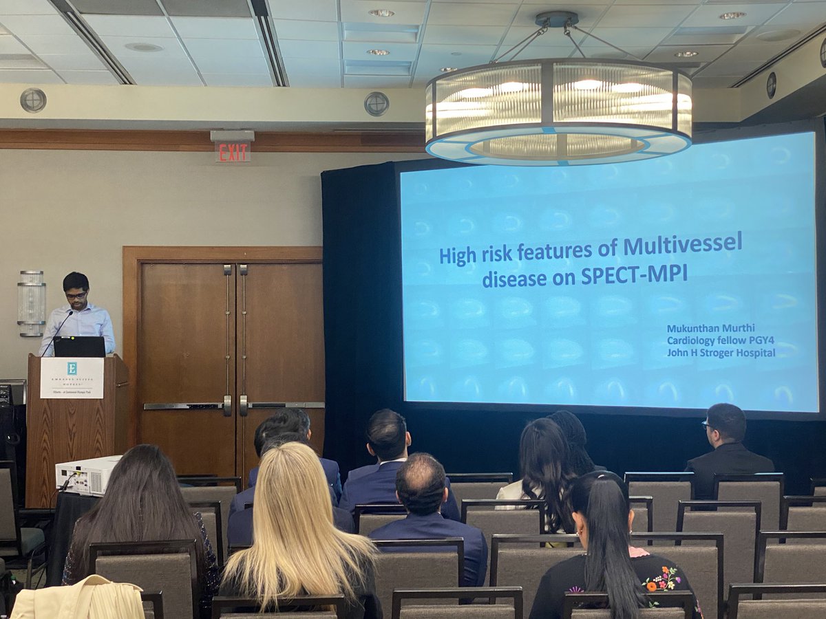 Starting now pre #ACC.24 is the @MyASNC FIT Show-a-Case. Mukunthan Murthi from @CookCtyCardio @CookCtyHealth kicking off with high risk features on SPECT-MPI. @RamiDoukky @iCardiolgist_XS @VijAviral @NP_ltl_a @cardioimage