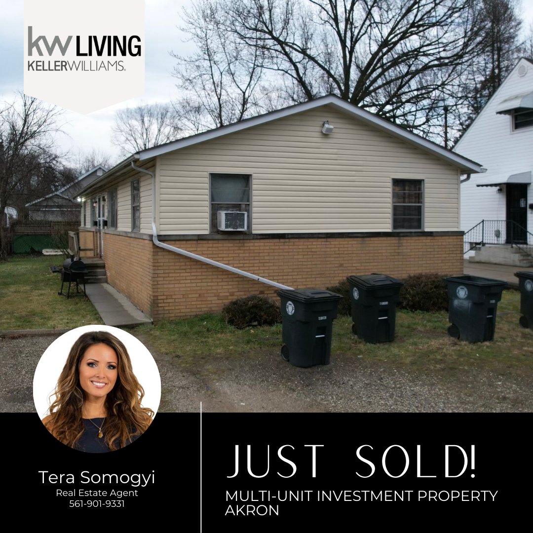 #InvestmentProperty #JustSold #Realtor #TeraSomogyi #AkronRealEstate #AkronInvestment