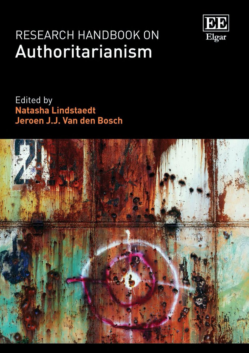 📚 Just published! The Research Handbook on Authoritarianism, edited by @TashLindstaedt @jervdbosch, and featuring chapters by 20+ scholars. 🤩 Details: elgaronline.com/edcollbook/boo…