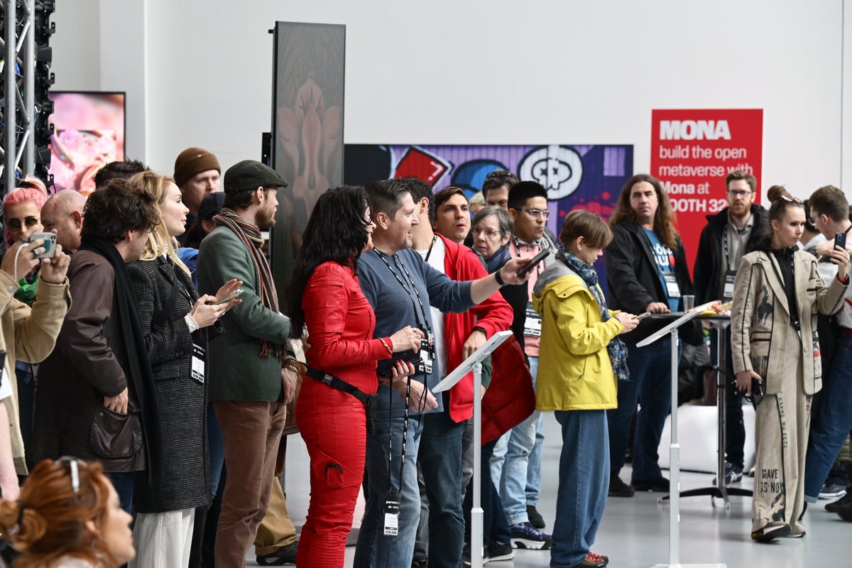 The Artist Village has been a popular networking spot all #NFTNYC2024 conference.

Post your work and connect with others in the comments ⬇️