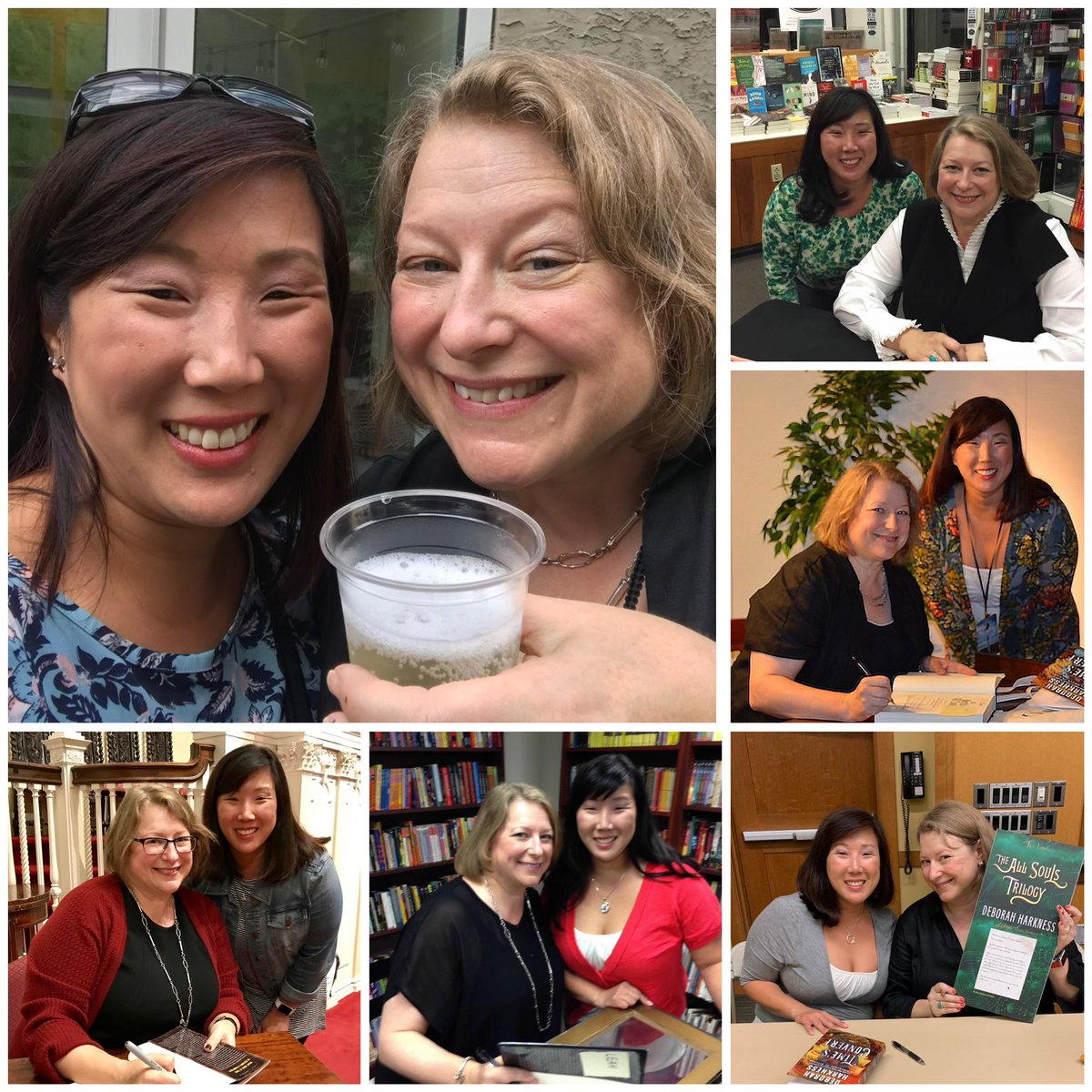 smileslnd's tweet photo. Happiest of Birthdays @DebHarkness I hope you have the most fantastic day! Hoping we get to see each other again on another book tour! https://t.co/NesrK0q5rx