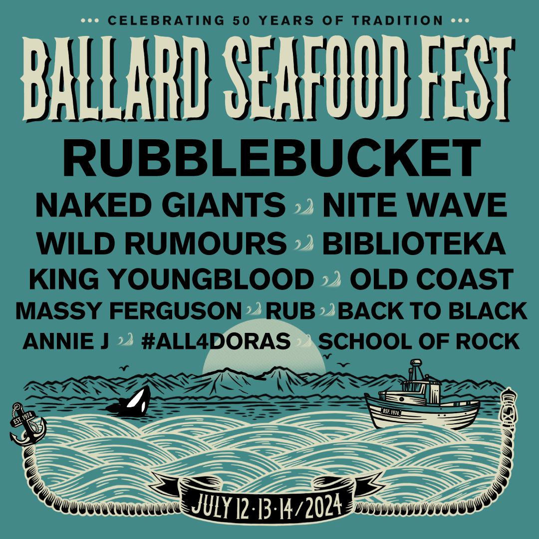 Brooklyn indie-dance pop band Rubblebucket will headline the music lineup at this year's Ballard SeafoodFest, announced Friday. seafoodfest.org/music