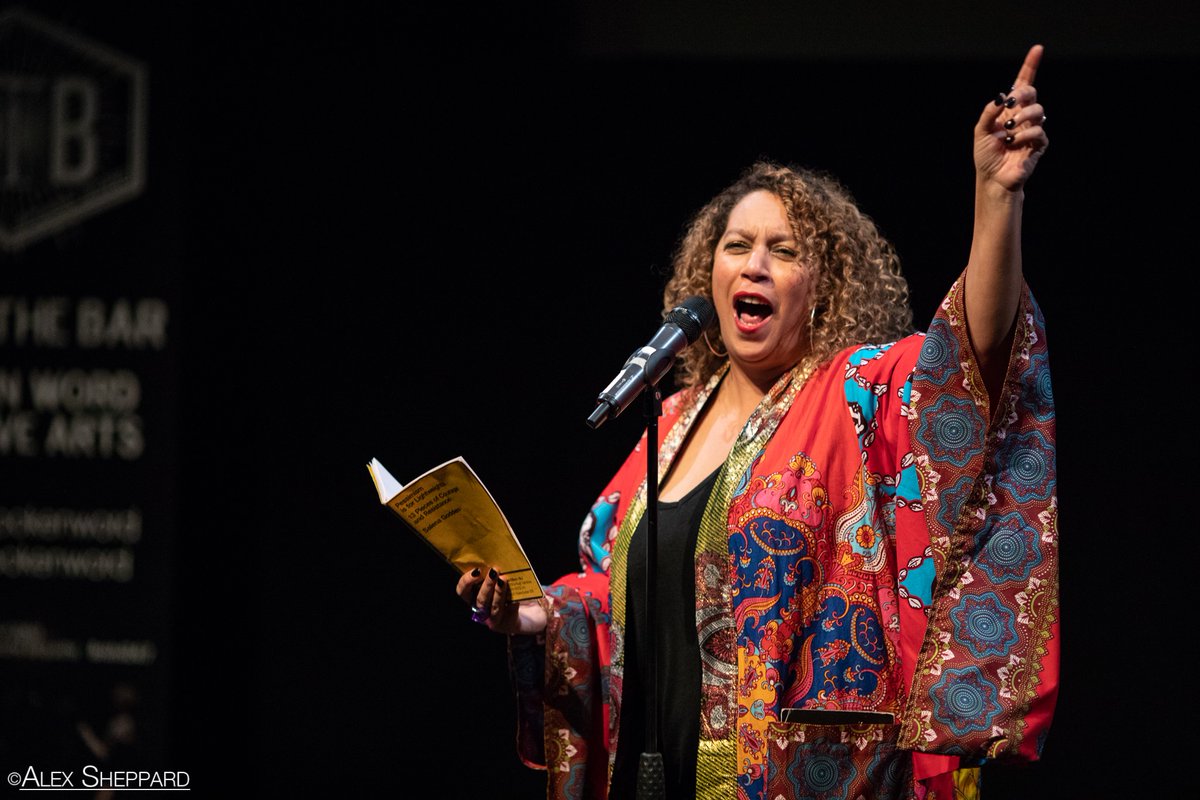 Throwback to November 2019 ⭐ the last time we hosted @salenagodden in Bristol in partnership with @LIVEwirePoetry!⚡ She's back in 1 week to perform at @bristol_beacon alongside @nktgill + @ceciliaknapp. There are still some tix available. Go cop yours: linktr.ee/rtbspokenword