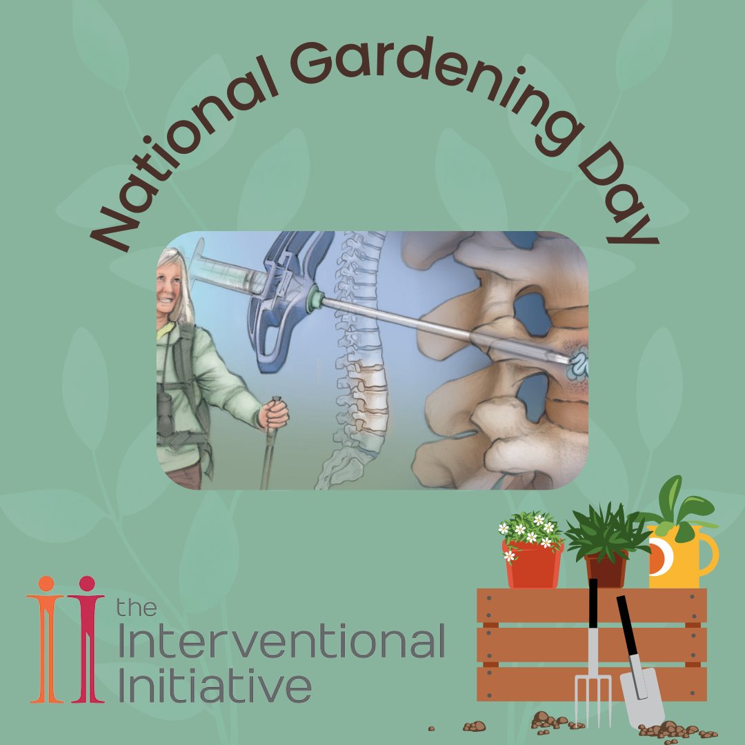 Happy National Gardening Day! MIIP for vertebral augmentation offers hope and mobility to those with back pain, enabling them to enjoy gardening once again. Let's plant seeds of joy! #NationalGardeningDay #MIIP #BackPainRelief