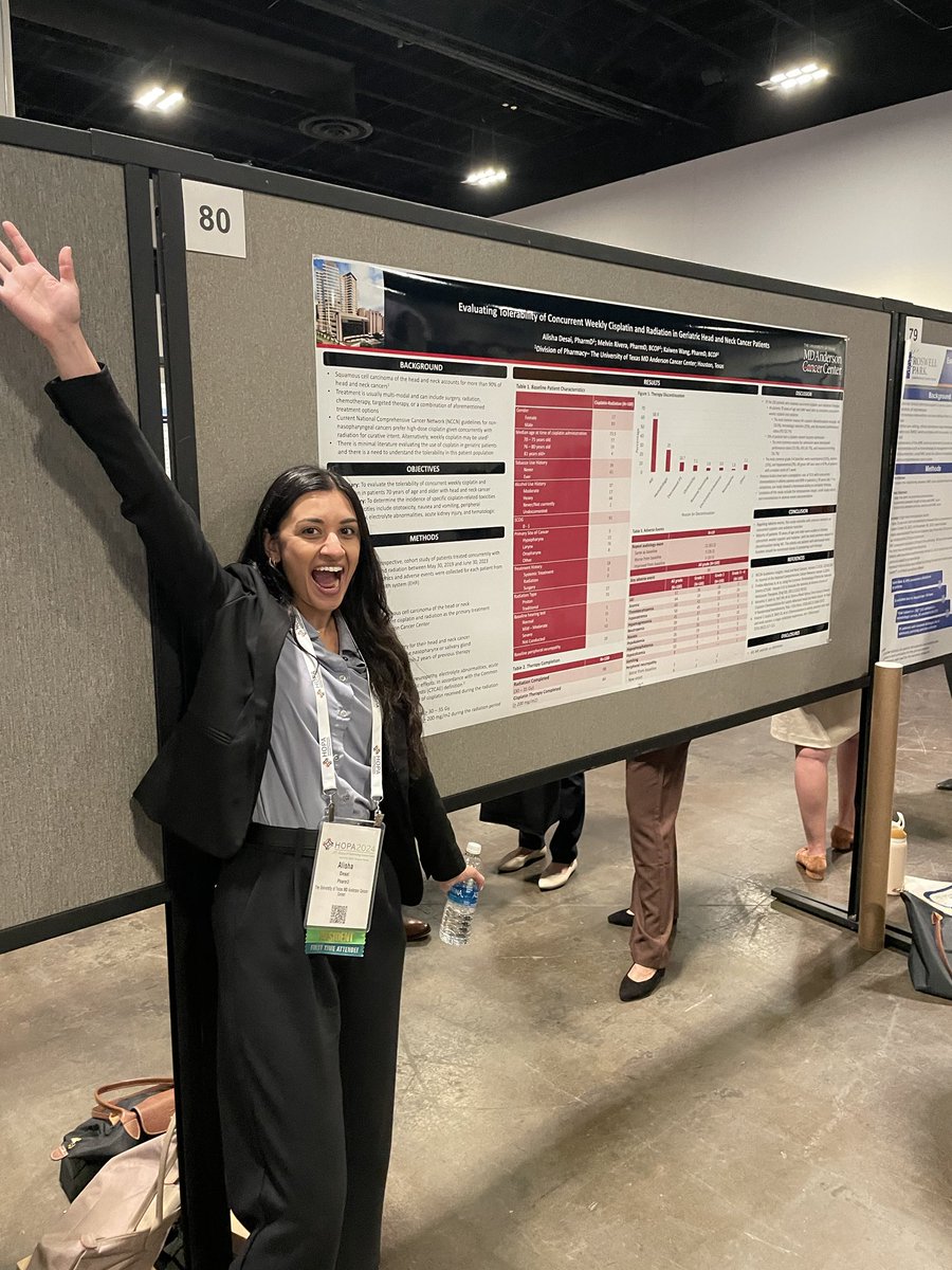 Tolerability of concurrent weekly cisplatin and XRT in geriatric head and neck pts. Great info! ⁦@aldesai21⁩ ⁦@MDAndersonNews⁩ #HOPA2024