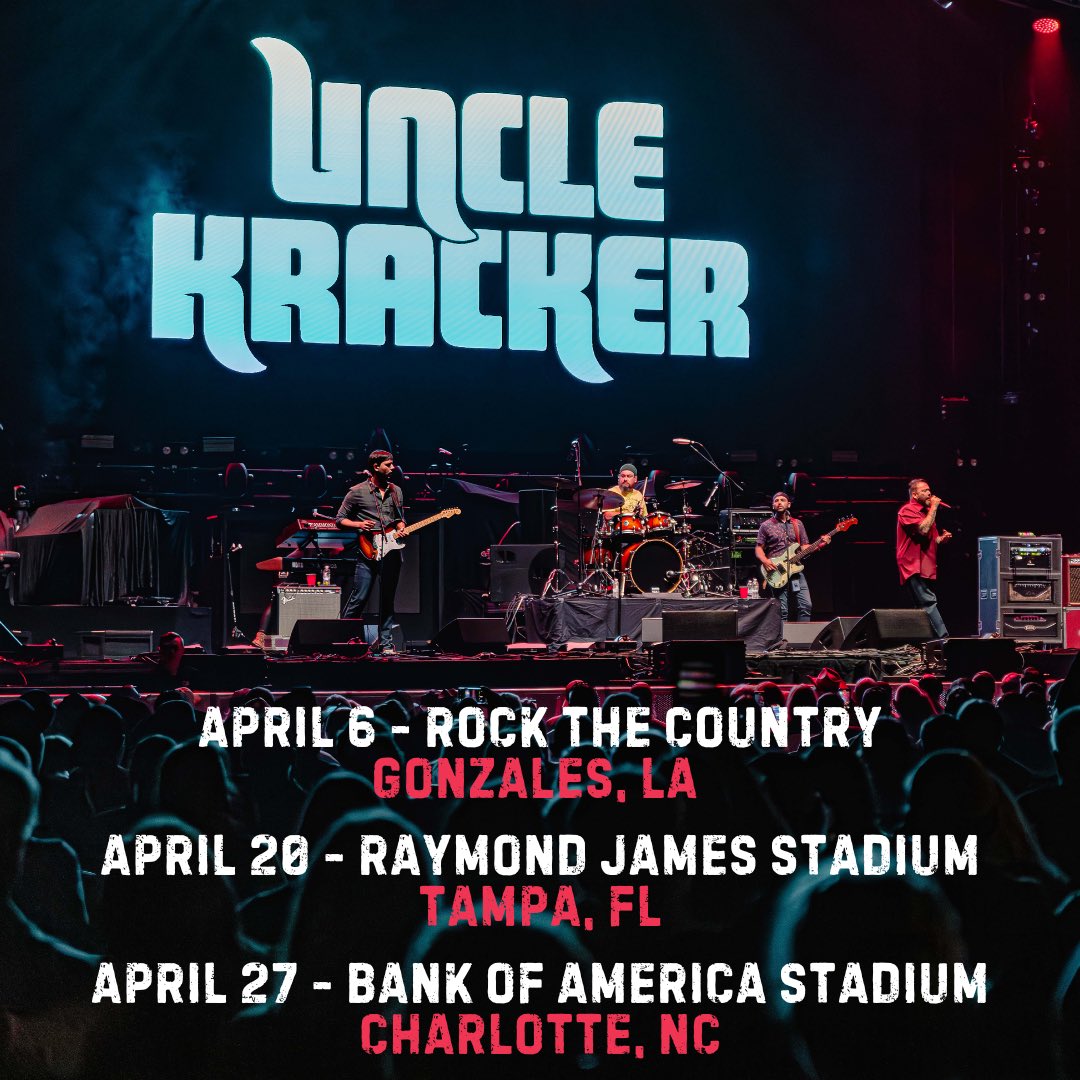 WE’RE BACK AT IT! Can’t wait to see y’all at the first @rockthecountry_ festival of the summer AND kick-off ‘When The Sun Goes Down’ tour with @kennychesney, @zacbrownband, and @_megmoroney! Let the good times roll! Grab your tickets at unclekracker.com 🤩