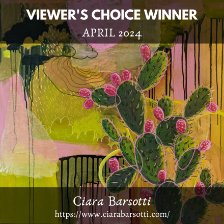 artcontests's tweet photo. April 2024 Artist of the Month Contest⁠
Viewer's Choice Winner: Ciara Barsotti
Congratulations! See more of her work at https://t.co/Frh7abtt8u

We run a new contest every month! https://t.co/ggf0088OkJ

#AOM #ArtistoftheMonth #ArtContest #theartlist https://t.co/Y1DxqbgiL0