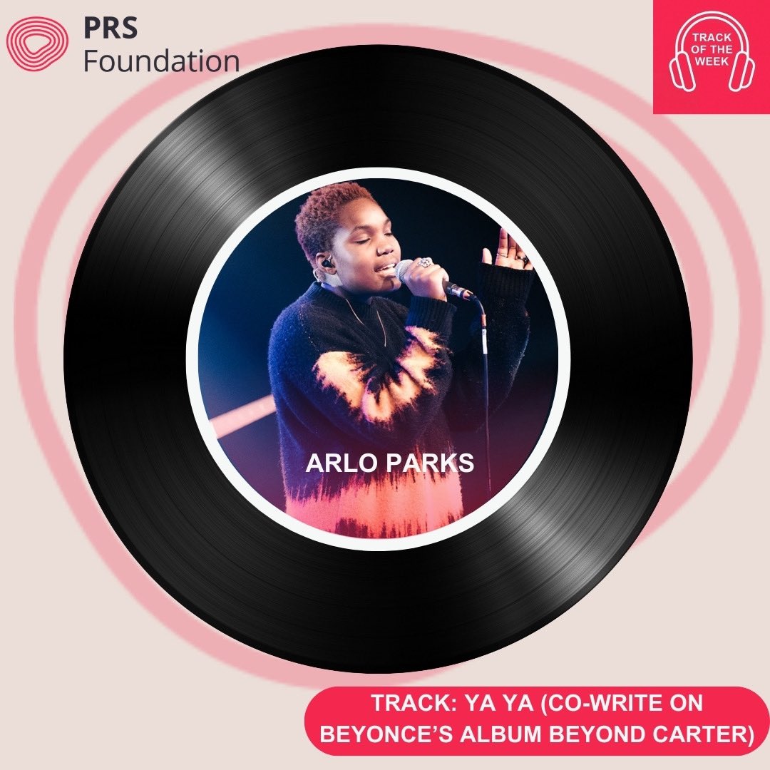Our #trackoftheweek is ‘YA Ya’ by Beyonce, co-written by previous PRS Foundation grantee Arlo Parks @arloparks among others 💫 Arlo received support through PRS Foundation & BBC Music Introducing showcase partnership through #ISF 💥 Stream⬇️ open.spotify.com/track/0K9tfzrx…