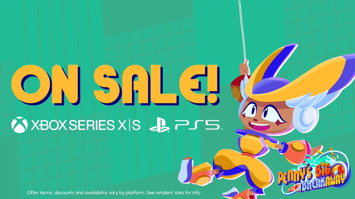 Penny's Big Breakaway is currently ~33% off on Xbox and PlayStation!

⭐️ Grab a copy now: pvtdi.vision/3N8uEVp

#PennysBigBreakaway