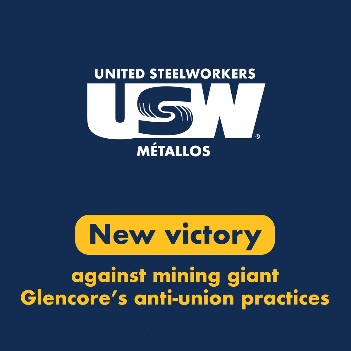 The Quebec Superior Court orders Labour Administrative Tribunal to consider all possible measures to reverse unlawful dismissal of security guards. Read more: usw.ca/new-victory-ag…