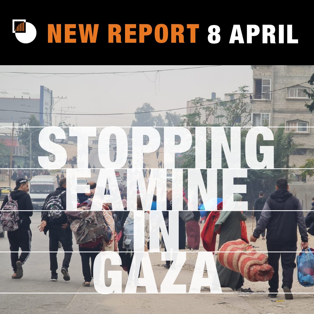 COMING SOON | Stopping Famine in Gaza This new @CrisisGroup report offers an in-depth study of the conditions that have put Gaza on the edge of famine.