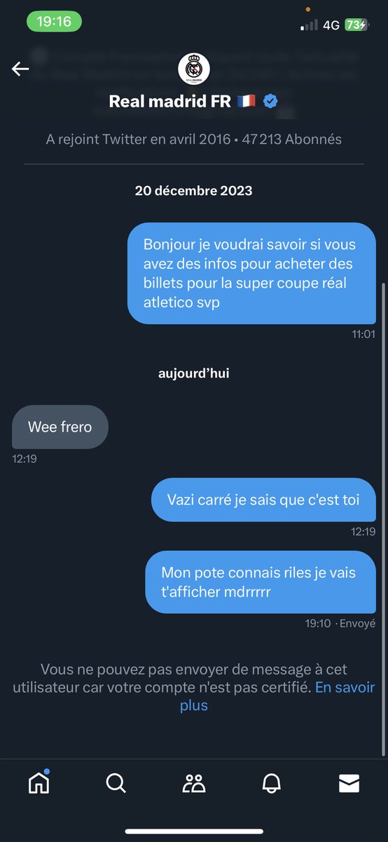 StM_oDeuS's tweet photo. @realmadridfr01 @DjMaRiiO @Videos2Riles @AinoaAVergara @RMadridFrance_ @RMFrench_ Ne vous faite pas avoir les gars il arnaque avec son compte perso https://t.co/rT9UNFfyZA