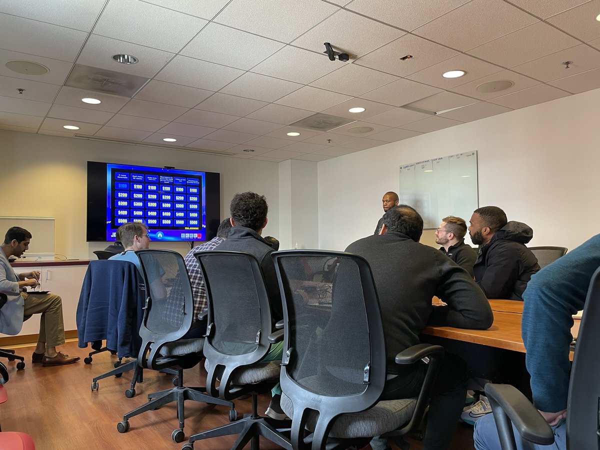 Board review Jeopardy with the new chief fellows