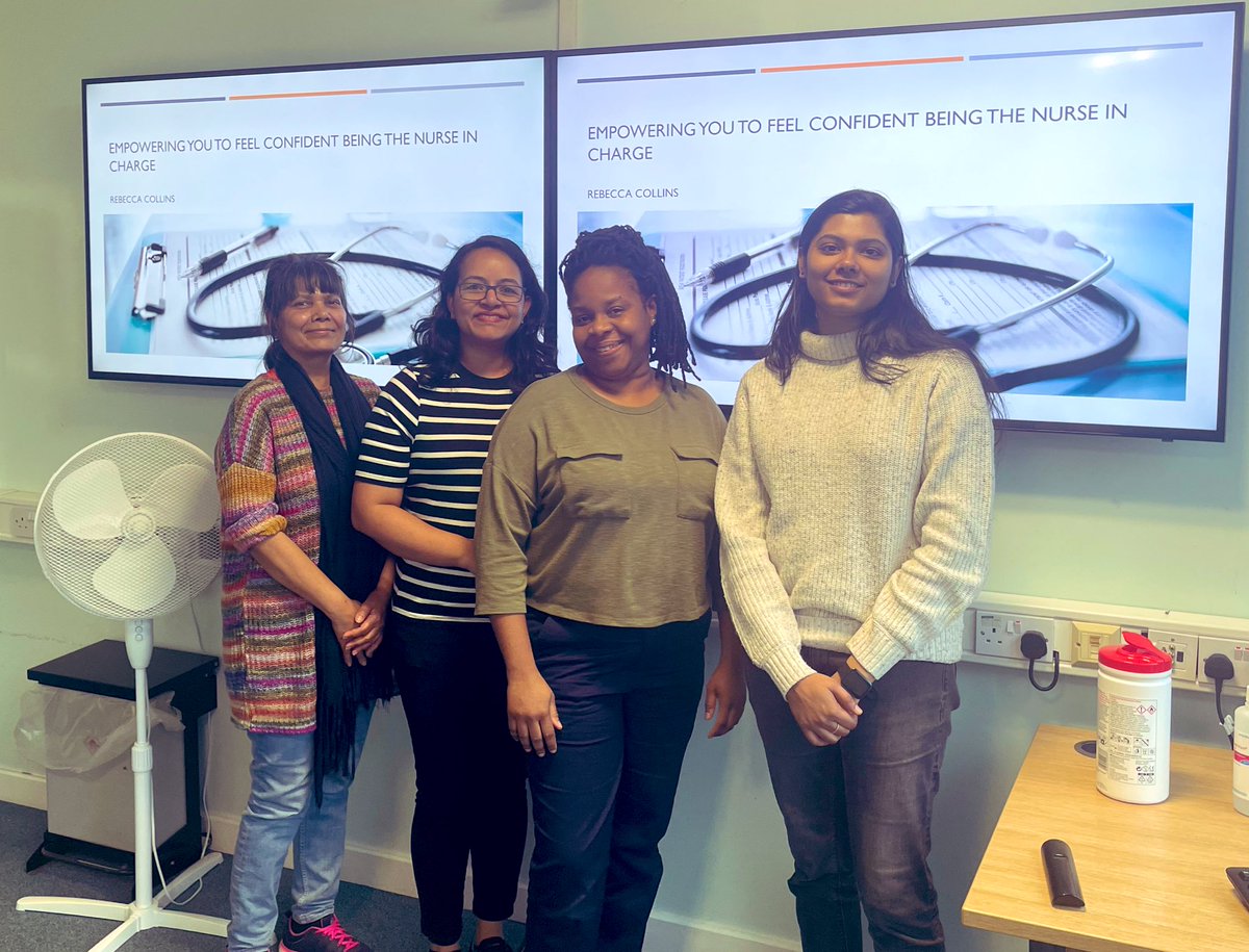 Yesterday WM Becky ran the second session of her “Empowering you to feel confident being the nurse in charge” course. These sessions are aimed at junior nurses who take charge on the ward with the aim to give them tools and confidence to thrive in this role #MFT