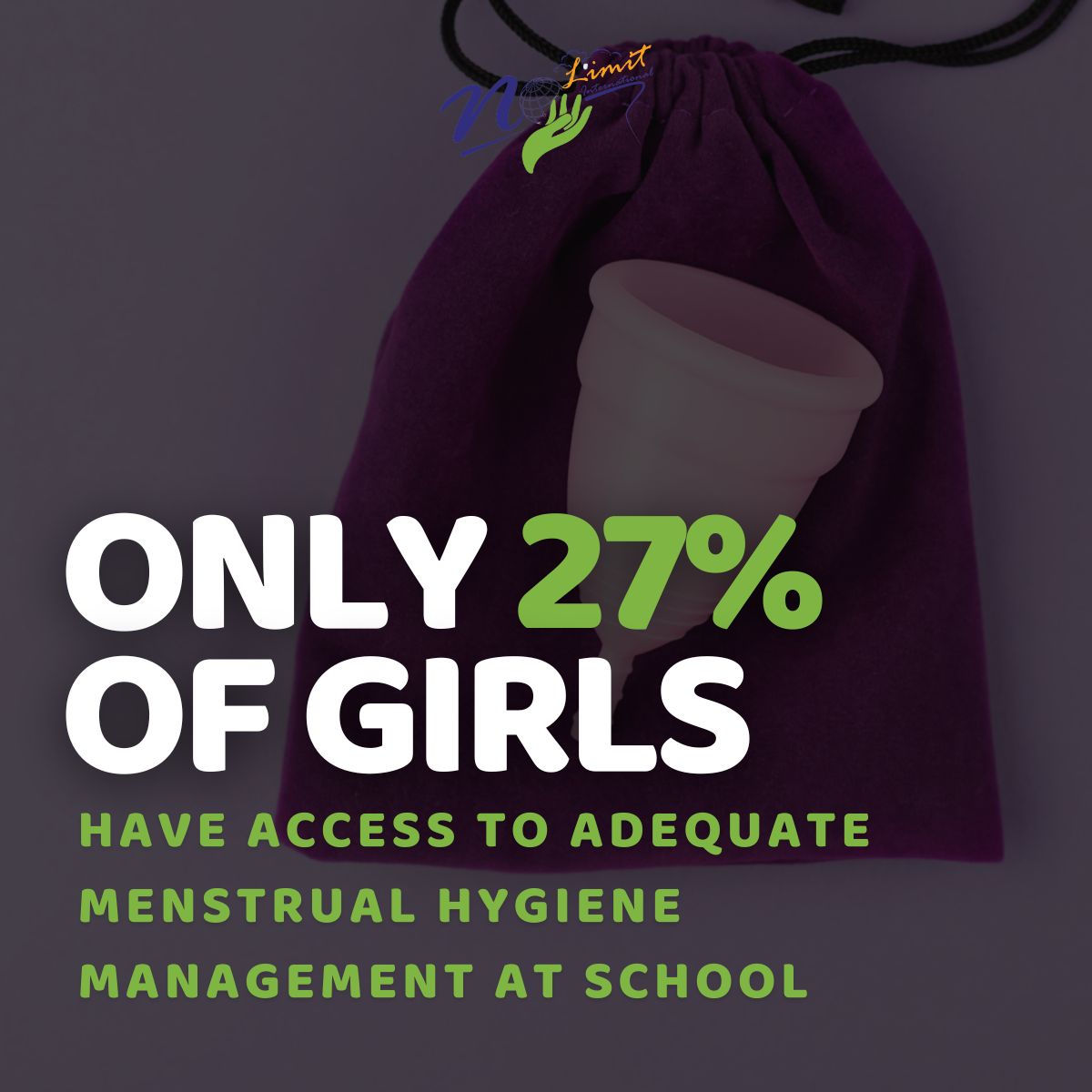 In low-income countries, only 27% of girls have access to adequate menstrual hygiene management at school Learn more: nolimitinternational.org/donat.../donat… #MenstrualHealth #EmpowerWomen