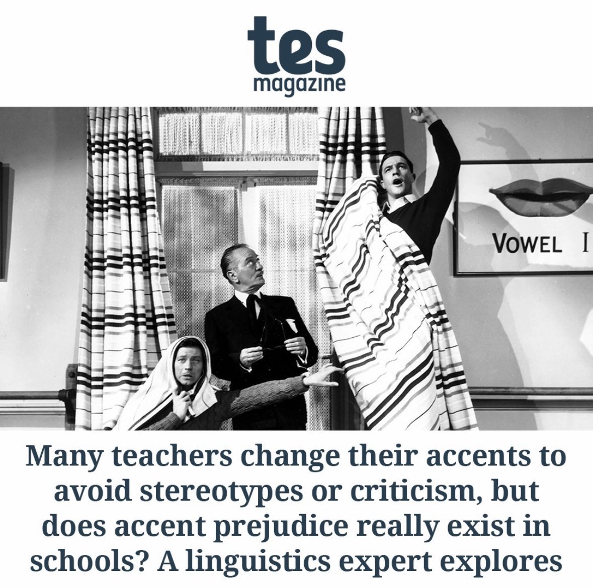 On my first placement I was told numerous times that I sounded like Keith Lemon.