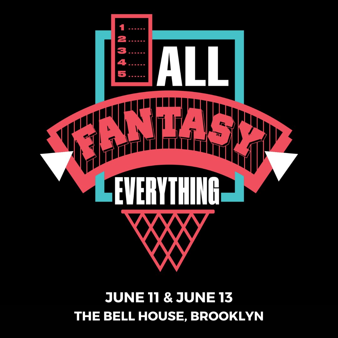 NOW ON SALE: @AllFantasyPod returns to The Bell House with @IanKarmel, David Gborie, and @SeanSJordan on Tuesday, June 11th *and* Thursday, June 13th! Tickets on sale now: tinyurl.com/yn3b8wbz