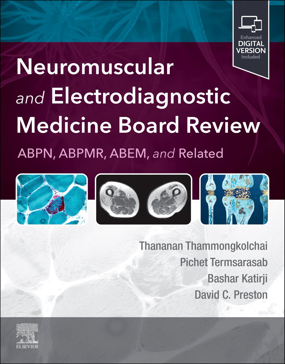 –addressing topics from clinical neuromuscular medicine, electrodiagnosis, pathology, and genetics to rehabilitation and ethics – all within a single textbook. -Thananan Thammongkolchai, MD spkl.io/60134LQhT