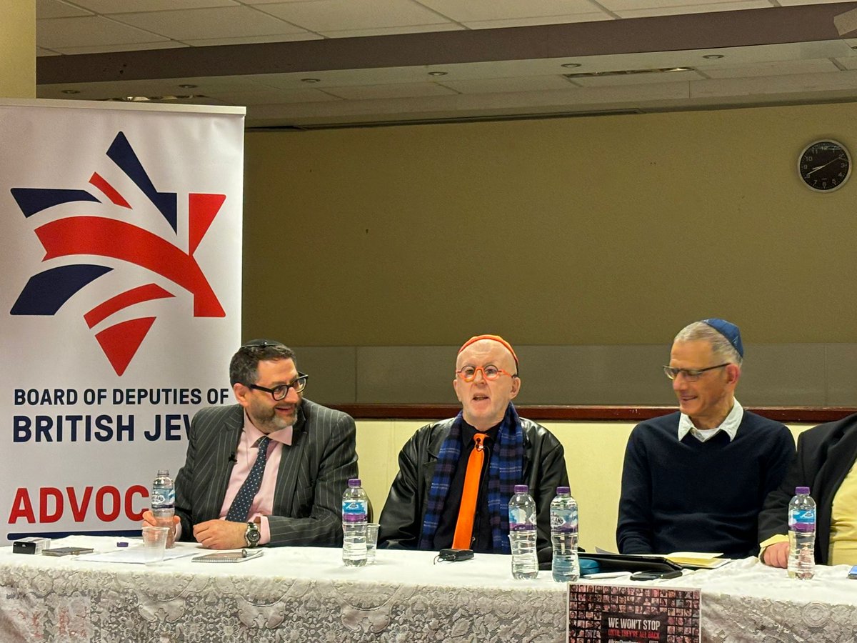 Our final @BoardofDeputies regional hustings took place last night in Glasgow. It was a wonderful evening with a lively exchange of views and some of the questions asked would make Robbie Burns proud as they verged on the poetic! Special thanks to the chair Philip Mendelssohn…