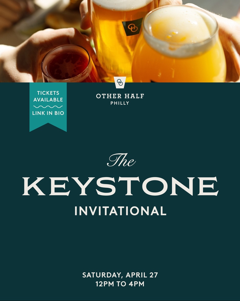We are happy to announce the 2nd Annual Keystone Invitational in Philadelphia! ⁠ ⁠ Join us on April 27th from 12-4pm for a suds-filled Saturday afternoon to celebrate some of the best beers Pennsylvania has to offer. ⁠ shorturl.at/eijF4 to get your tickets now!