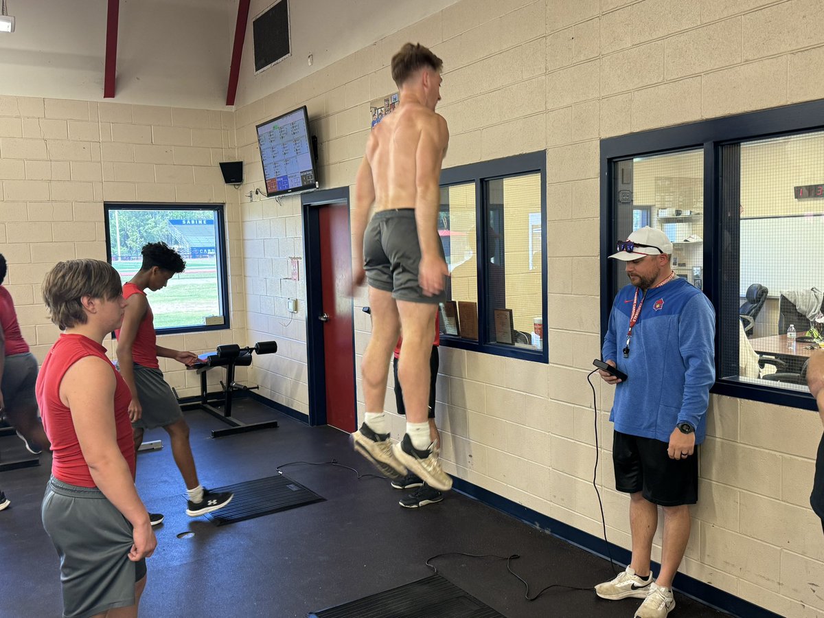 Our vertical mats arrived today! An additional data tool for our performance training. #CardinalPride