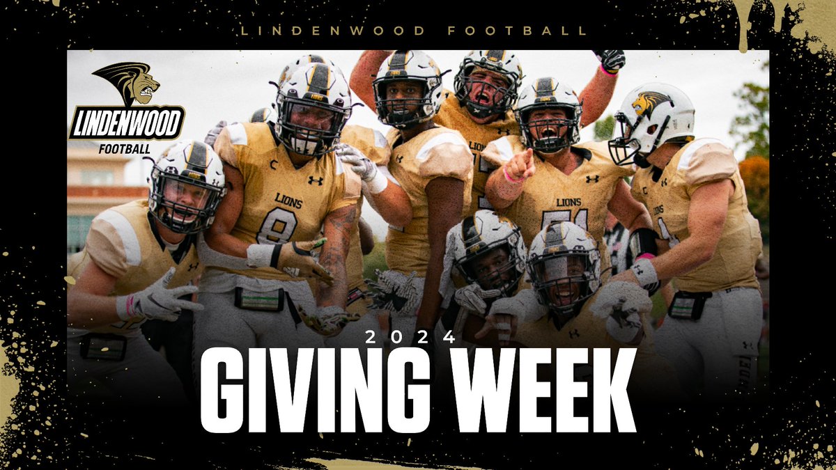 Make your mark on Lindenwood Football! Consider making a donation to support our Student-Athletes: tinyurl.com/LUFBGivingWeek