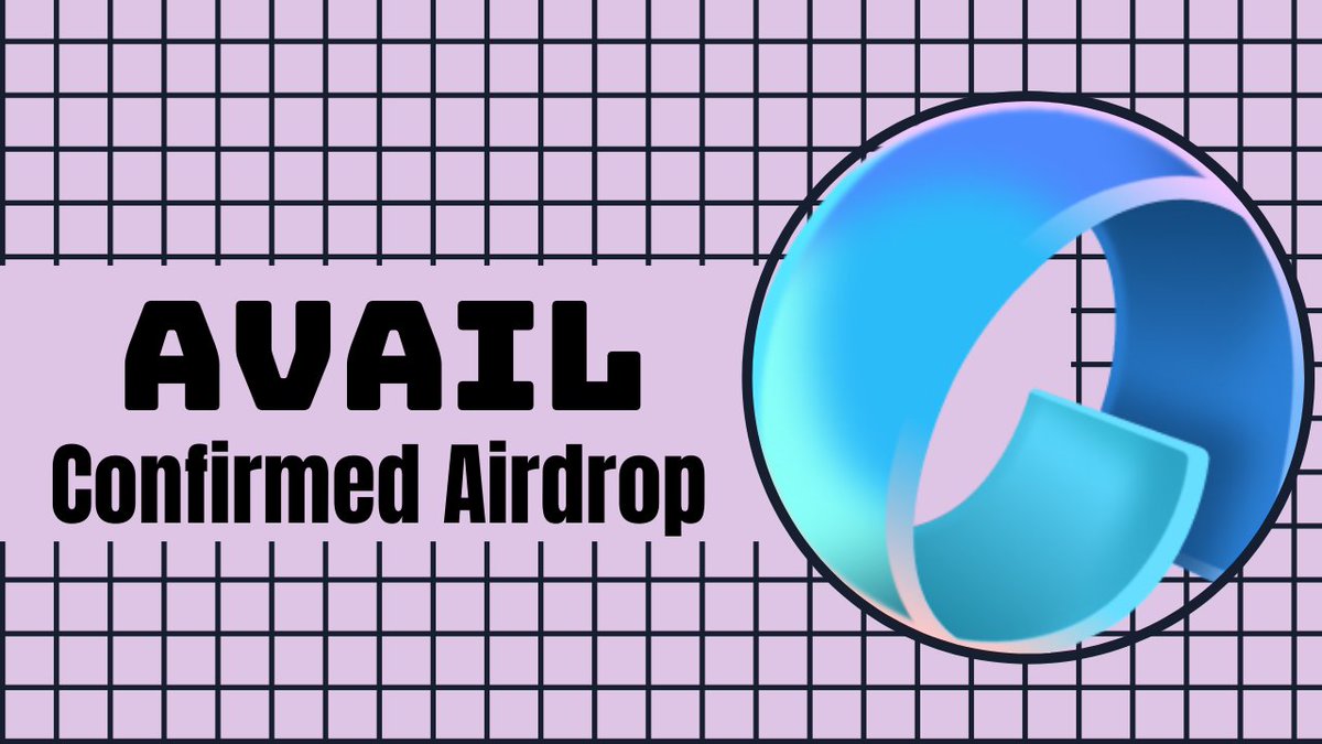 FareaNFts's tweet image. Avail Confirmed Airdrop🪂🪂

• Raised: $27M
• Cost: 💯 FREE 
• Potential Gain: $2,500 💰

Check The Step-By-Step Guide👇🧵