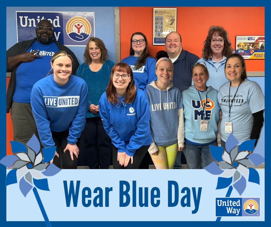 Today is Wear Blue Day! 💙
We're wearing blue to show support for National Child Abuse Prevention Month!  #WearBlueDay