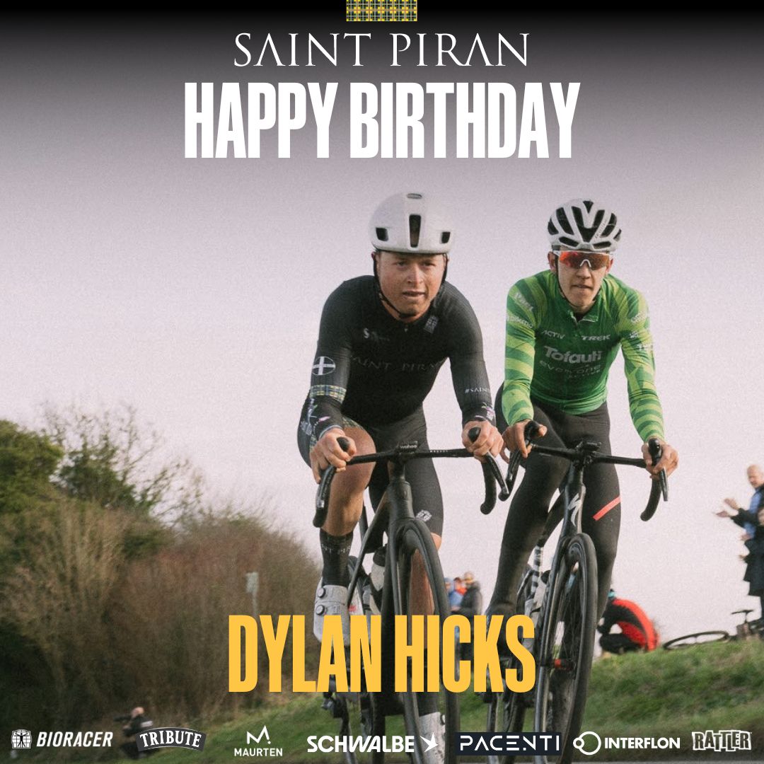 🎉Happy Birthday🎉 We would like to wish Dylan Hicks a very happy birthday today! 📸 Tom Austin . . #SaintPiran #cornishelitecycling #cycling #cyclist #britishcycling #kernow #lifebehindbars #roadcycling #uci #cornwall #ucicontinentalteams