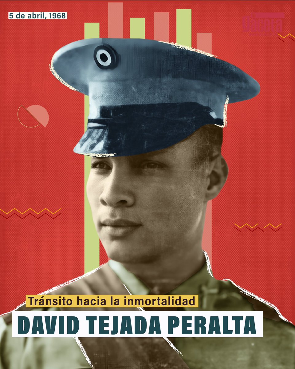 ✊🏻🔴⚫ El 5 de abril de 1968, pasó a la inmortalidad David Tejada Peralta, un ejemplar militante del Frente Sandinista, quien fue sometido a brutales torturas hasta perder la vida a manos de la guardia somocista.