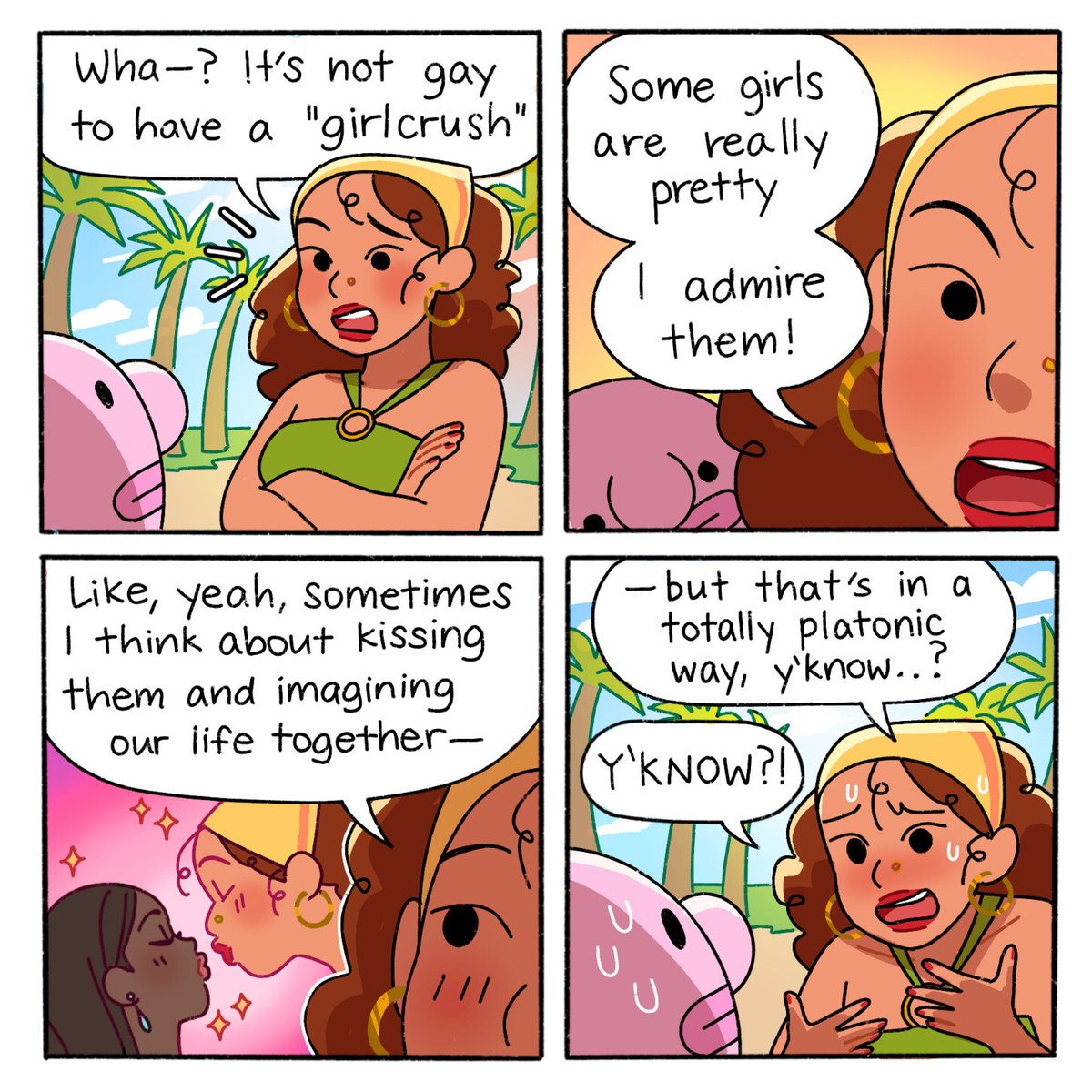 blobbynfriends's tweet image. Yeah life’s a journey 🤷💖 #webcomic #blobby #myoc #artistsofinstagram #comics #love