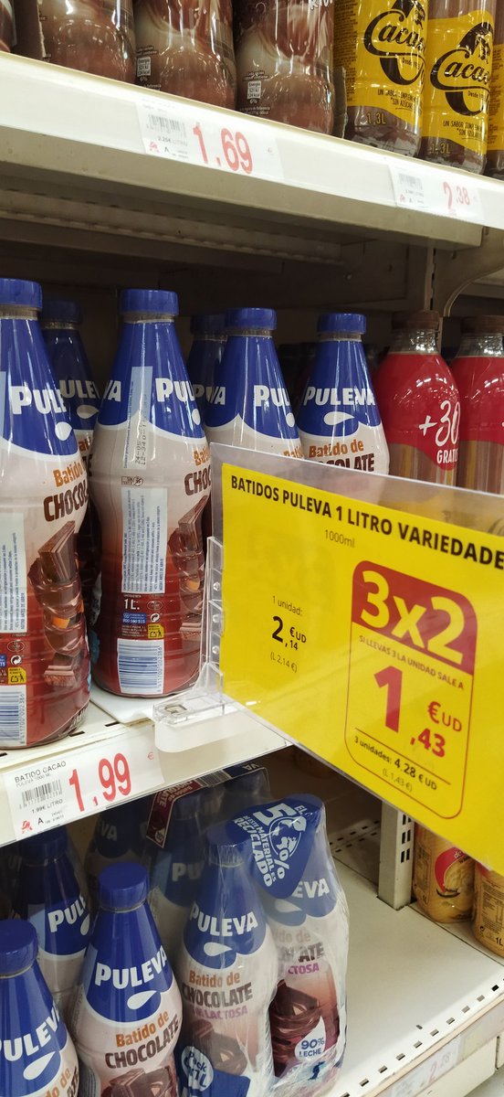 Responsables de <a href="/alcampo/">Alcampo</a>: ¡No me gusta que suban el precio de los productos cuando ponen la promoción del 3x2!!!!!
👉Si sólo necesito una unidad pago las terceras unidades de otros con creces😤. Un ejemplo: