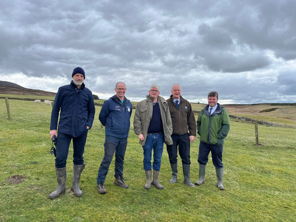 It was a busy Ministerial day yesterday. Went to Upper Nesbit farm with @CVOScotland and @NFUStweets to meet Robert Neil and launch the consultation in cattle EID. Vital we get farmer input to the discussion. Also went to Bavelaw Estate to see some amazing AECS results. 🙏 to all