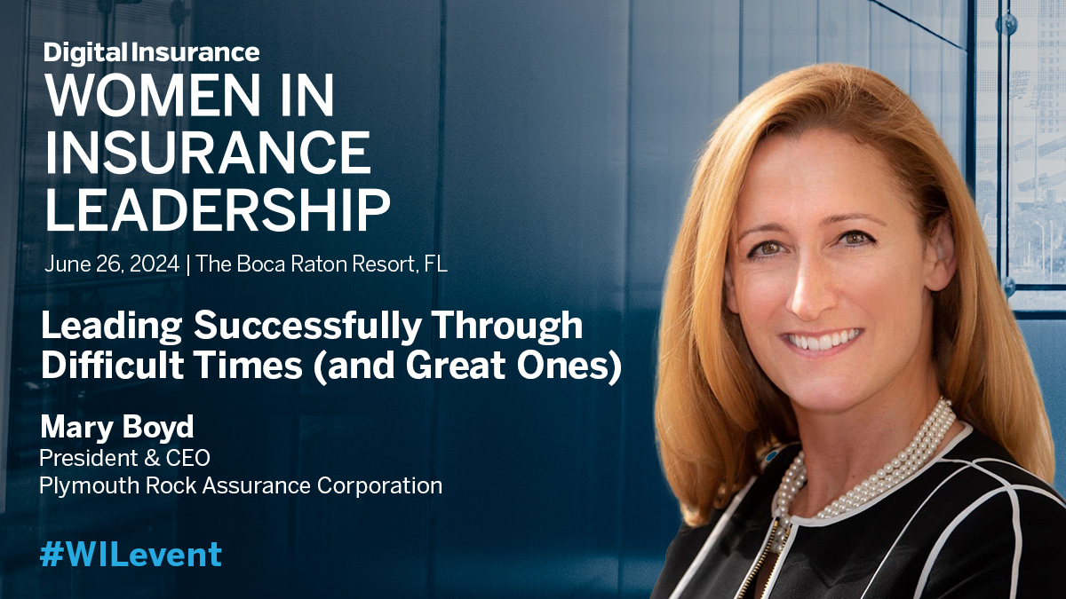 We are thrilled to welcome our speaker, Mary Boyd, President & CEO at Plymouth Rock Assurance @PlymouthRock to #WILevent. Hear her share key differentiators that set high-performing teams apart and gain a comprehensive framework for leadership development. bit.ly/43MBl7v