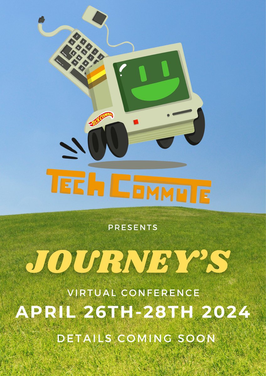 Proud to announce our first ever #techcommute conference is coming! @Nateemerson and @tessak22 and I are working super hard on this and more details to come this weekend! Stay tuned.