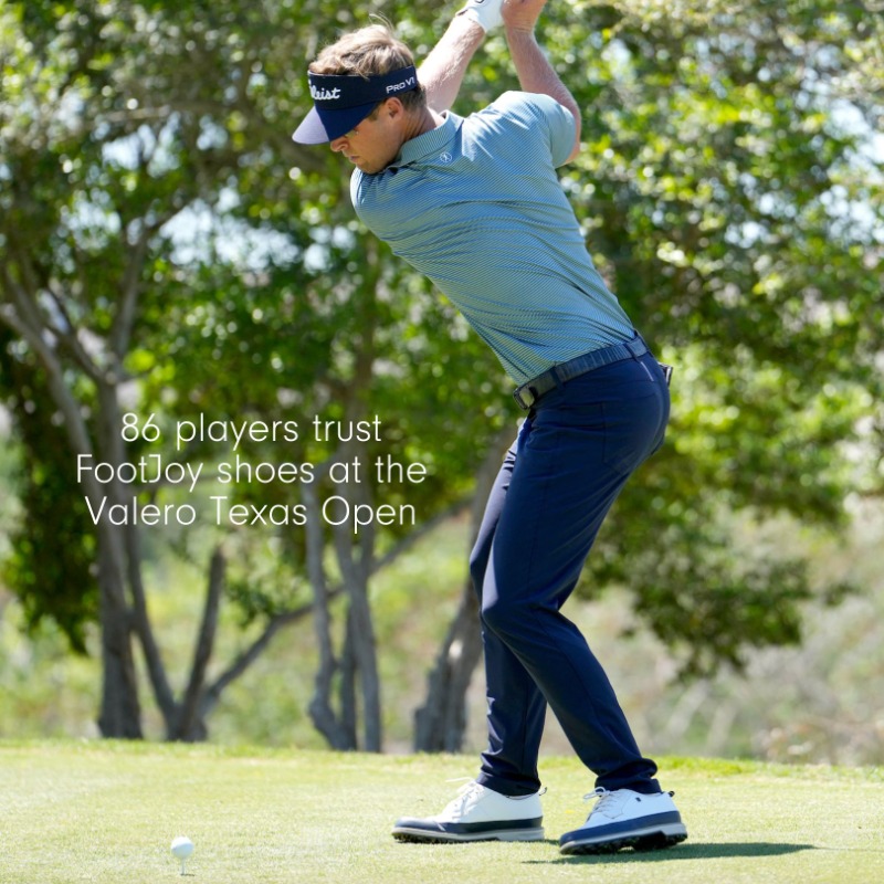 FootJoy's tweet photo. Trusted in Texas.

86 players trust FootJoy shoes at the @valerotxopen with 30 players relying on #FJPremiereSeries, the #1ShoeInGolf. 

56 players depend on FootJoy gloves, with 28 players selecting #PureTouch, the #1GloveInGolf. 

#WhenItMattersMost