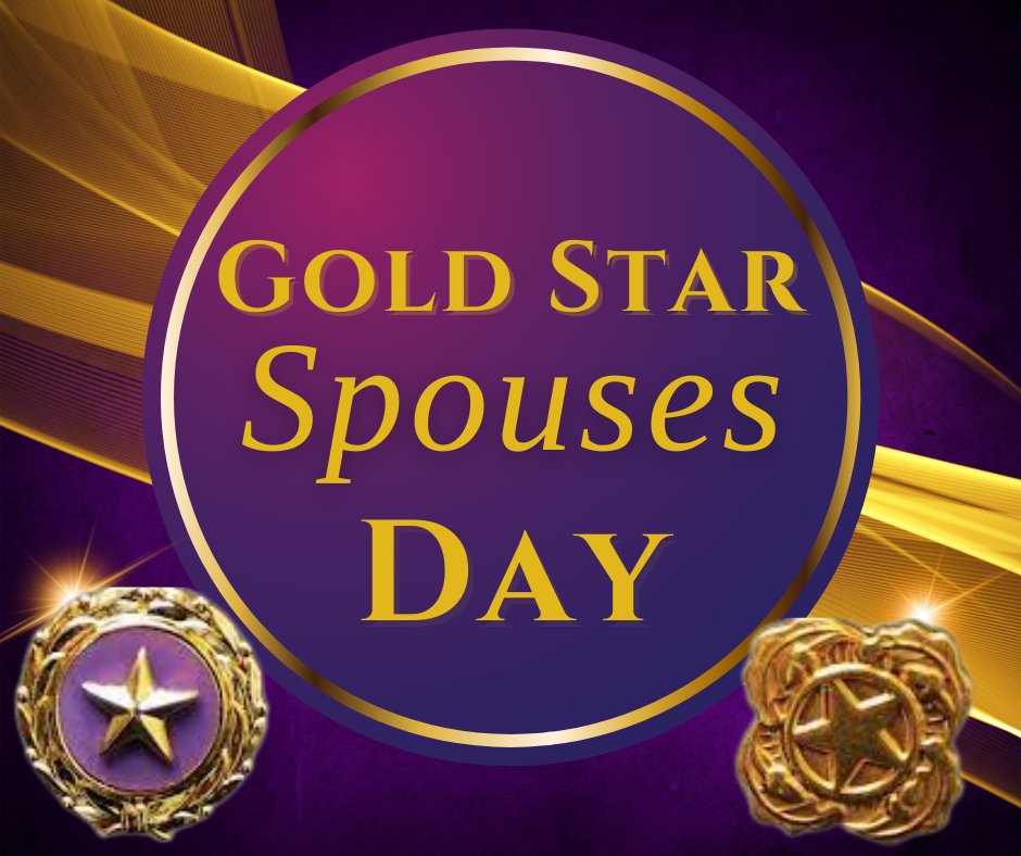 On #GoldStarSpousesDay, we honor the sacrifice made by military spouses, remember the fallen, and dedicate this day to their survivors. We recognize those who are sometimes overlooked for their support and service to their country. #StrongerTogether