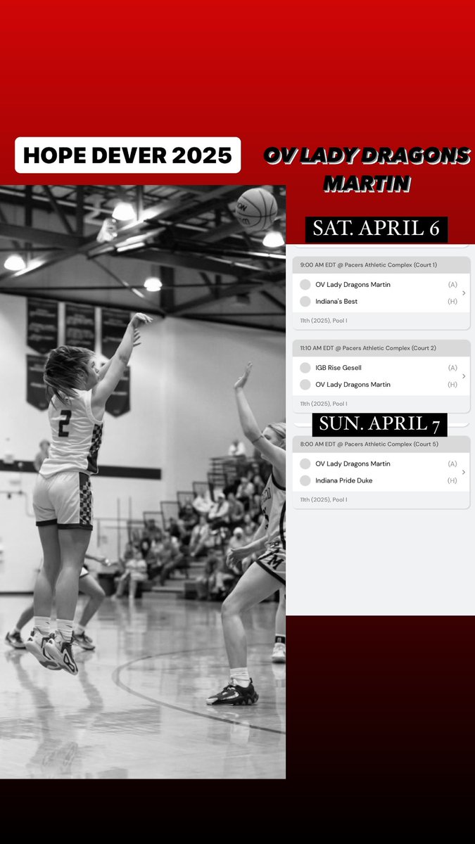 catch my team this weekend at The Proving Ground in, IN !! <a href="/lady_dragons/">ladydragonbasketball</a>