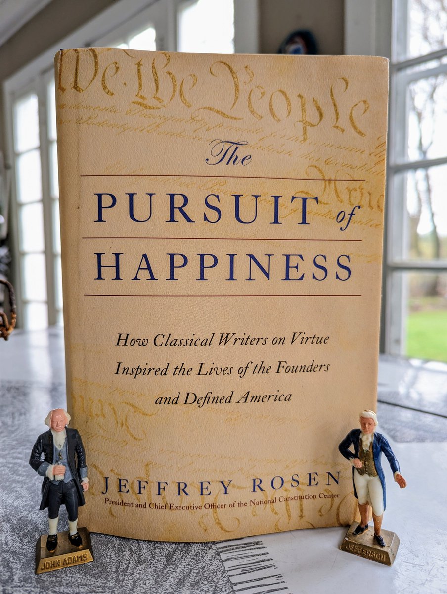 ‘The Pursuit of Happiness’ by Jeffrey Rosen Our rating: ★★★★★ (5 out of 5 stars) Follow the thread for our brief review.🧵1/4 simonandschuster.com/books/The-Purs…