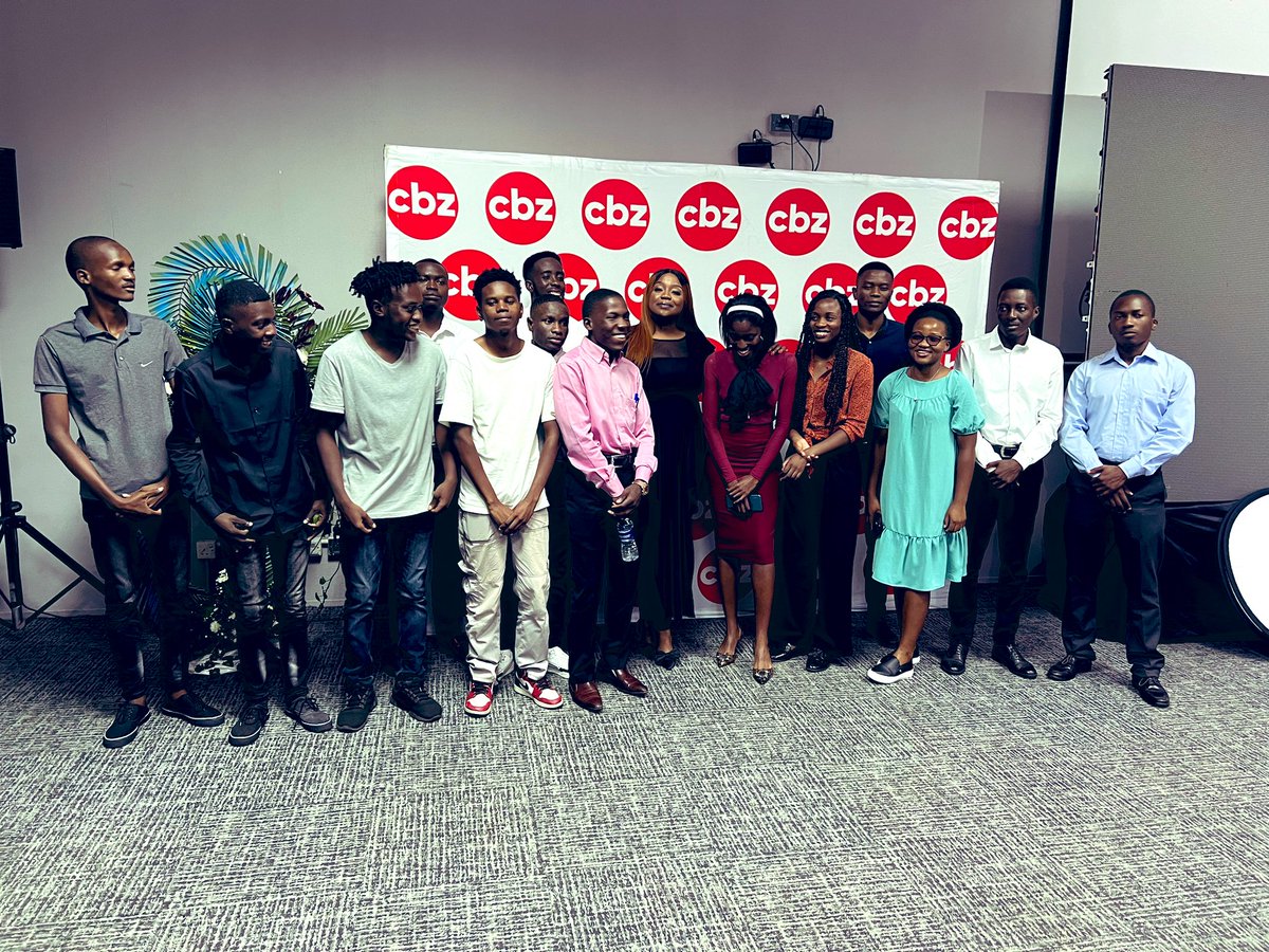 Congratulations to @CBZHoldings on an excellent grand finale today of the CBZ Ideation Oasis Universities Challenge! It was an honour to MC this event! Here I stand with student finalists from MSU, CUT, NUST & UZ as well as event participants. #AmongTheStars