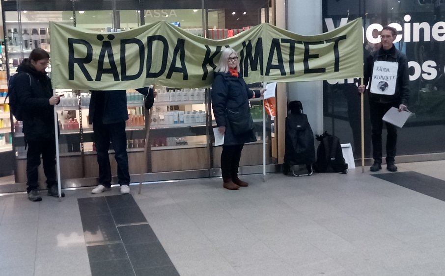 #FridaysForFuture i Göteborg 5 april både på Gustaf Adolfs torg och i Nordstan @FFF_goteborg