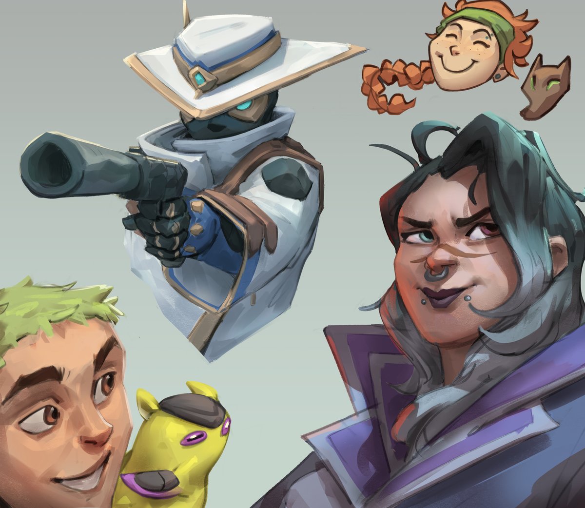 bryanp_art's tweet photo. Some Valorant agents #valorant #ValorantArt https://t.co/gykipXL6Bw
