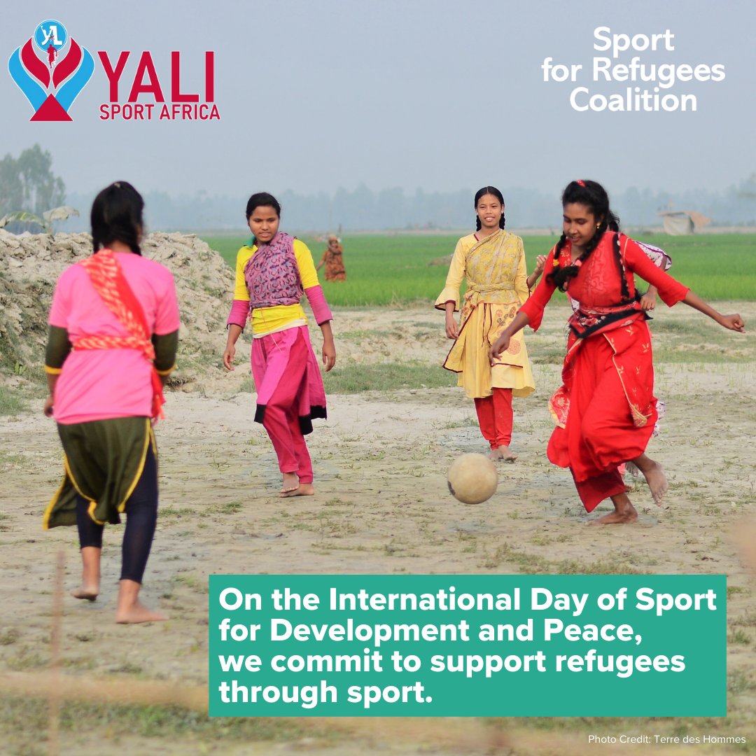 As a member of the Sport for Refugees Coalition, we support #refugees and the communities that host them by fostering greater #inclusion for all, improving #physical & #psychosocial well-being through #sports.
 
#sport2023 #IDSDP #IDSDP2024 #SportDay #Sport4SDGs #StrongerTogether
